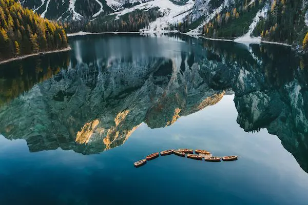 Bootjes op Lago Di Braeis
